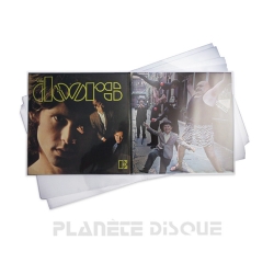 10 LP plastic platen hoezen PVC voor gatefold