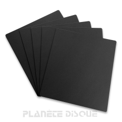 10 Intercalaires identification pour 45T noirs