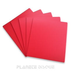 10 Intercalaires identification pour 45T rouges