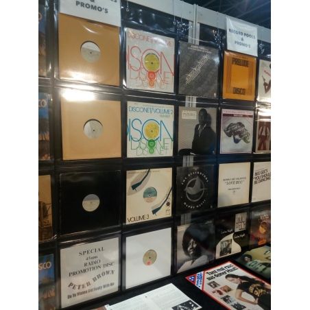 Décoration porte disque PVC pour 6 disques 33T
