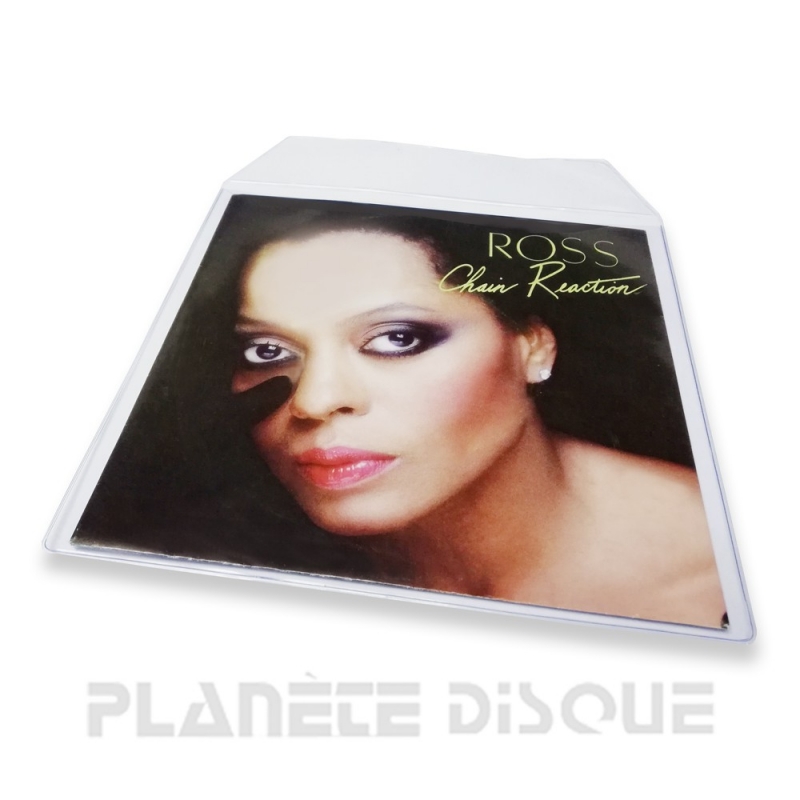 BLP45NF Pochette pour album 45 Tours à transparence cristalline sans rabat  (Blake Sleeves™) 18.7x18.7 cm (100 pièces). - Packlinq