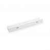Support mural en bois blanc pour un disque vinyle