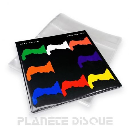 50 LP hoezen met sluitstrip glashelder Deluxe