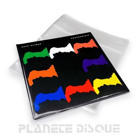50 Pochettes protection vinyle 33T refermables PP Deluxe