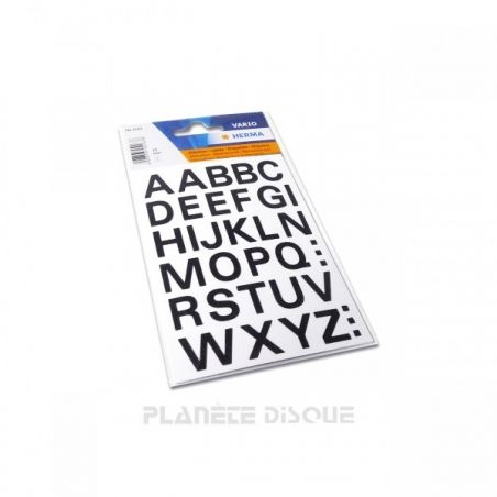 Étiquettes lettres A à Z pour intercalaires d'identification