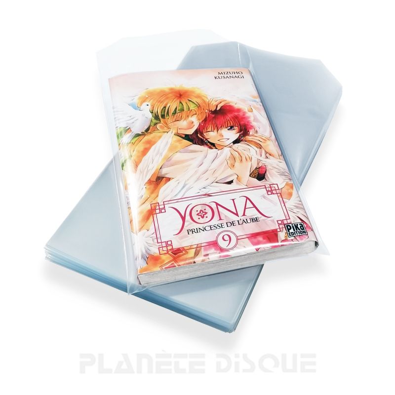 50 Deluxe Protection Sleeves with insertable flap for standard Manga