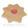 100 Sous-pochettes kraft doublées vinyle 33T Deluxe