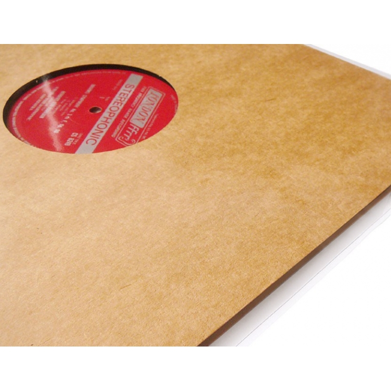 50 Buste regalo rosse 40my richiudibili per dischi LP 33 giri vinile - MMS