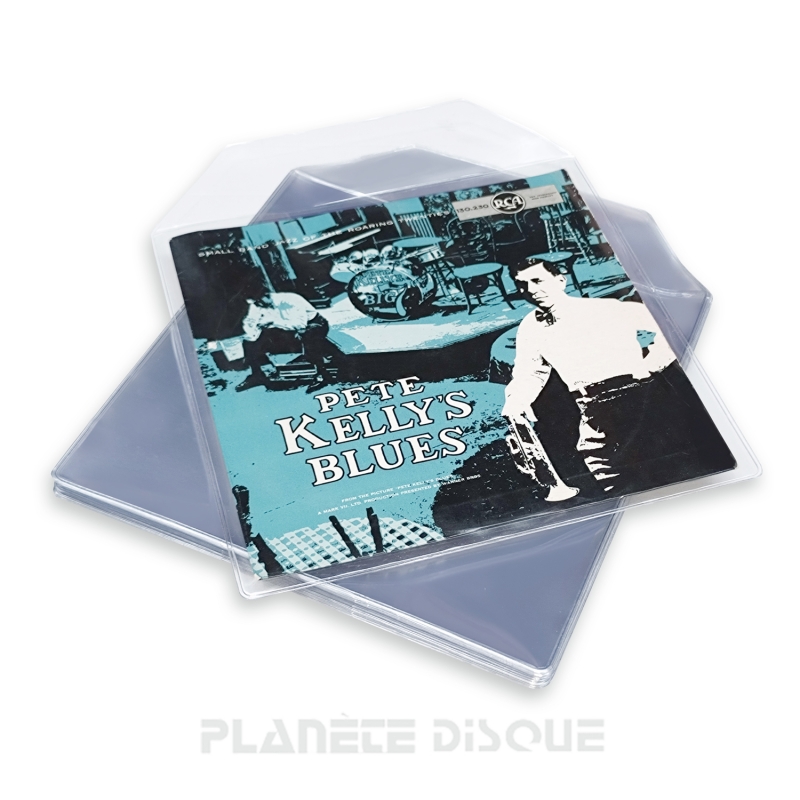 Pochettes de disque vinyle, 20PCS Film étirable OPP Anti-statique LP Disque  CD Housse de protection extérieure avec sac intérieur - Cdiscount Maison