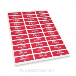 NE PAS PLIER 33 étiquettes...