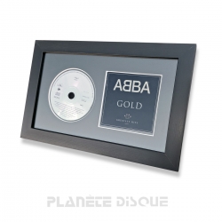 Cadre noir pour CD et livret