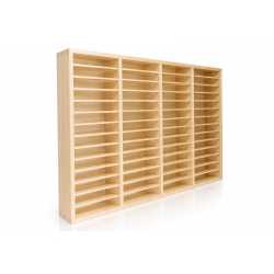 Houten opbergrek voor 60...