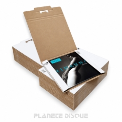 50 LP white shipping boxes...