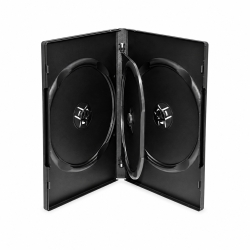 Custodia nera per 4 DVD