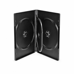 6 Custodie nere per DVD 22 mm